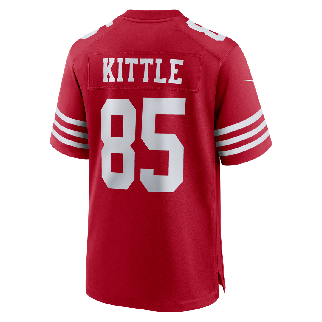 San Francisco 49ers George Kittle Nike 80th Anniversary Game Jersey - Scarlet