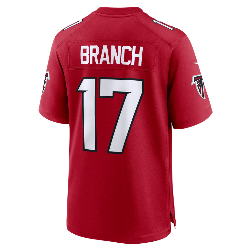 Atlanta Falcons Zachariah Branch Nike Team Game Jersey - Red