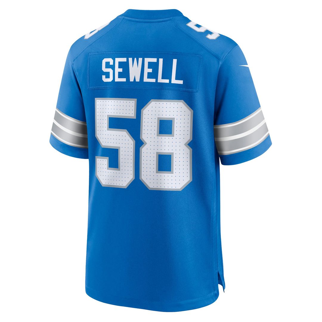 Detroit Lions Penei Sewell Nike Game Jersey - White