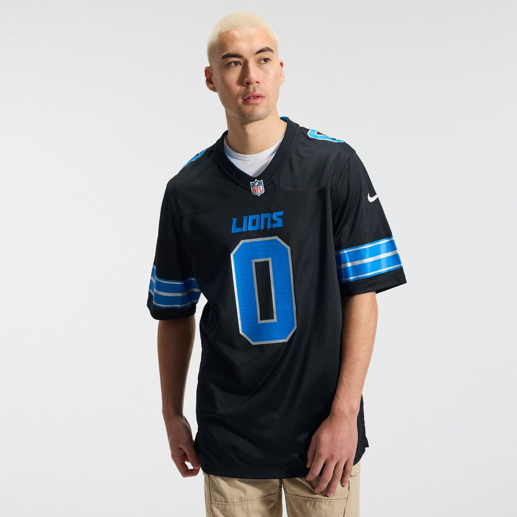 Detroit Lions Jahmyr Gibbs Nike Game Player Jersey - White