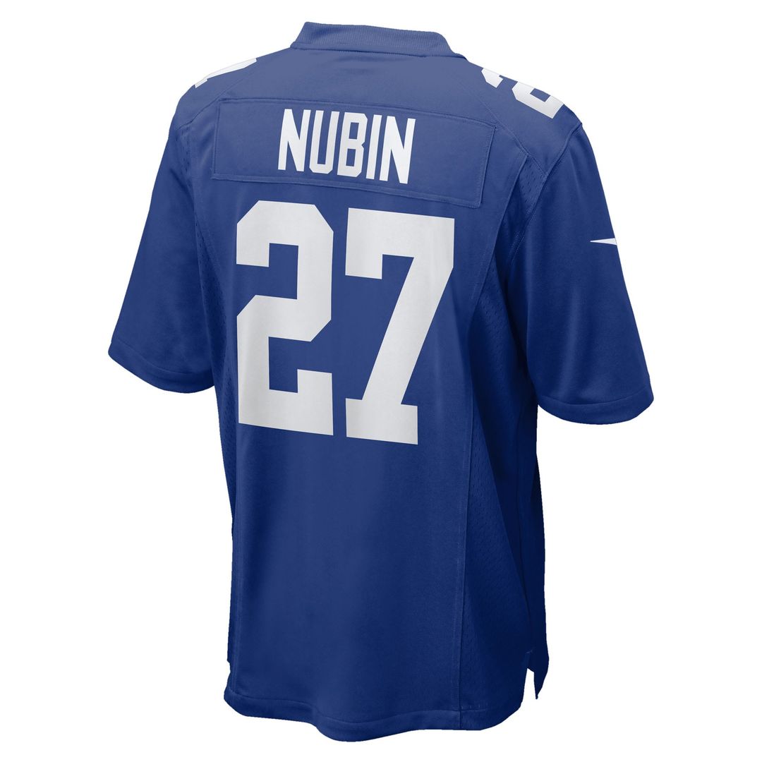 New York Giants Tyler Nubin Nike Team Game Jersey - Royal