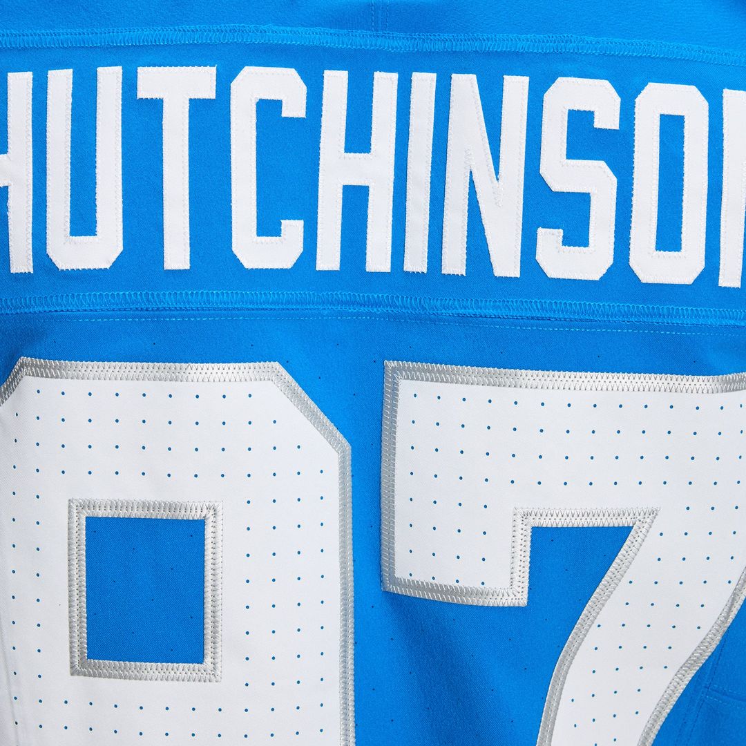 Detroit Lions Aidan Hutchinson Nike Alternate Vapor F.U.S.E. Elite Jersey - Blue