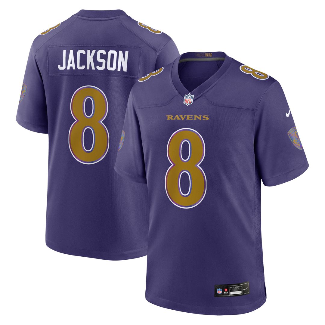 Baltimore Ravens Lamar Jackson Nike Alternate Game Jersey - Black