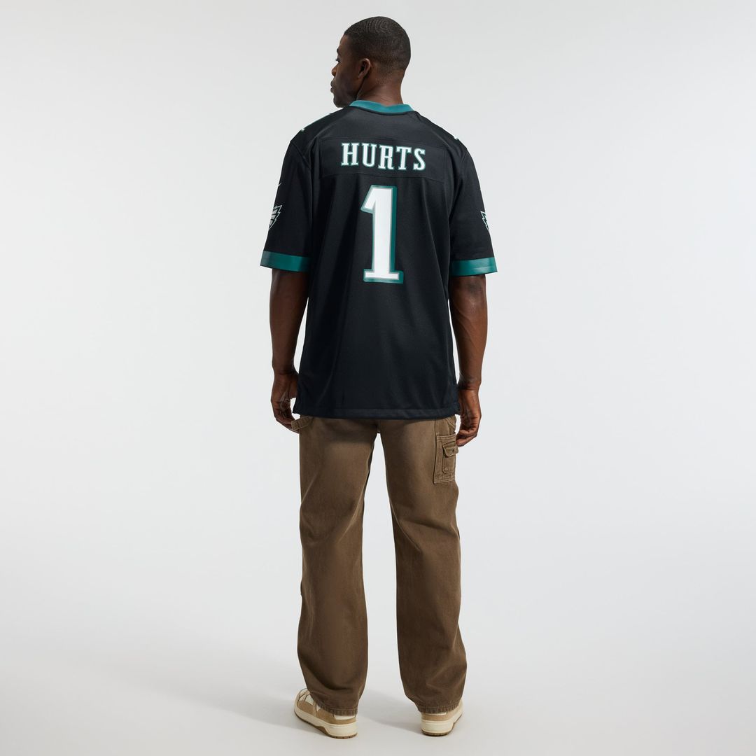 Philadelphia Eagles Jalen Hurts Nike Team Game Jersey - Midnight Green