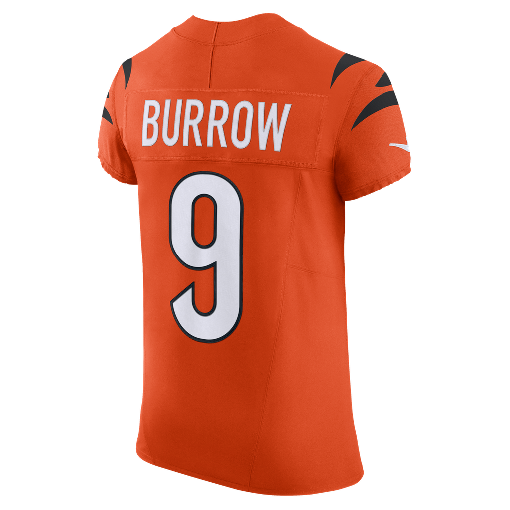 Cincinnati Bengals Joe Burrow Nike Team Vapor F.U.S.E. Elite Jersey - Orange
