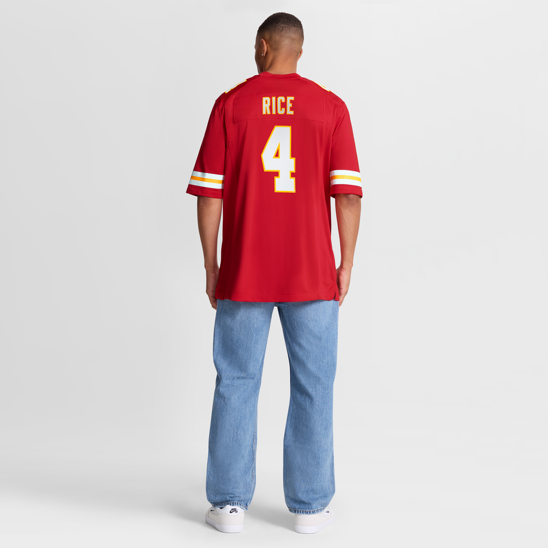 Kansas City Chiefs Rashee Rice Nike Game Jersey - Red