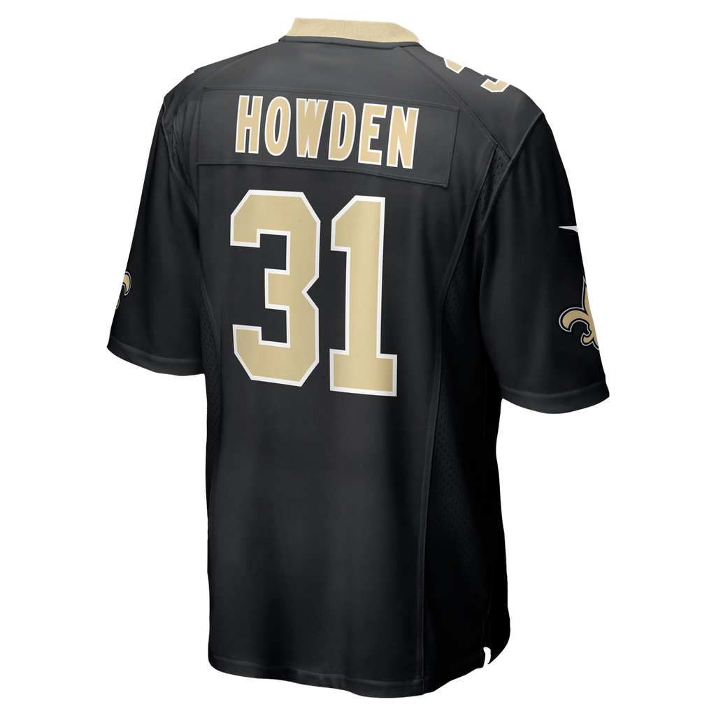 New Orleans Saints Jordan Howden Nike Team Game Jersey - Black