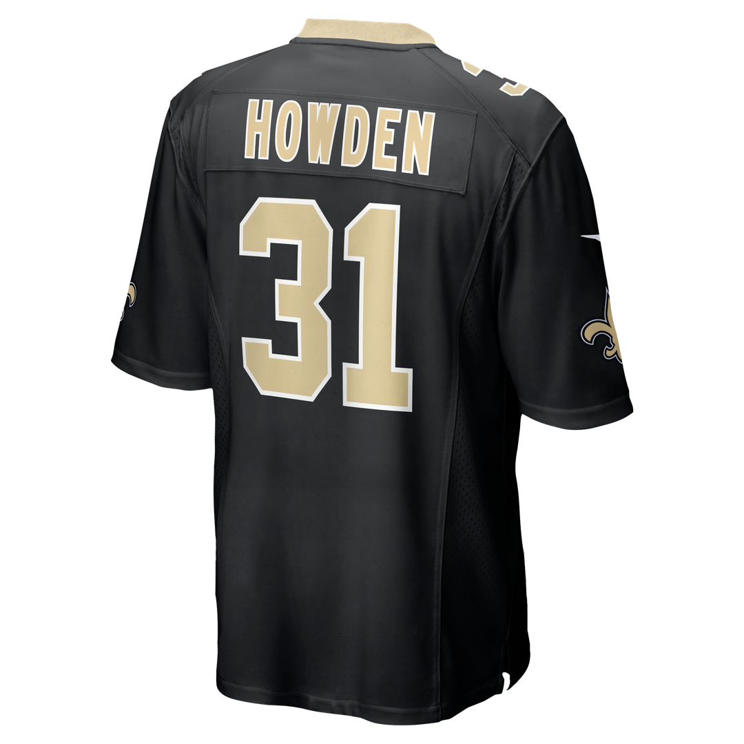 New Orleans Saints Jordan Howden Nike Team Game Jersey - Black