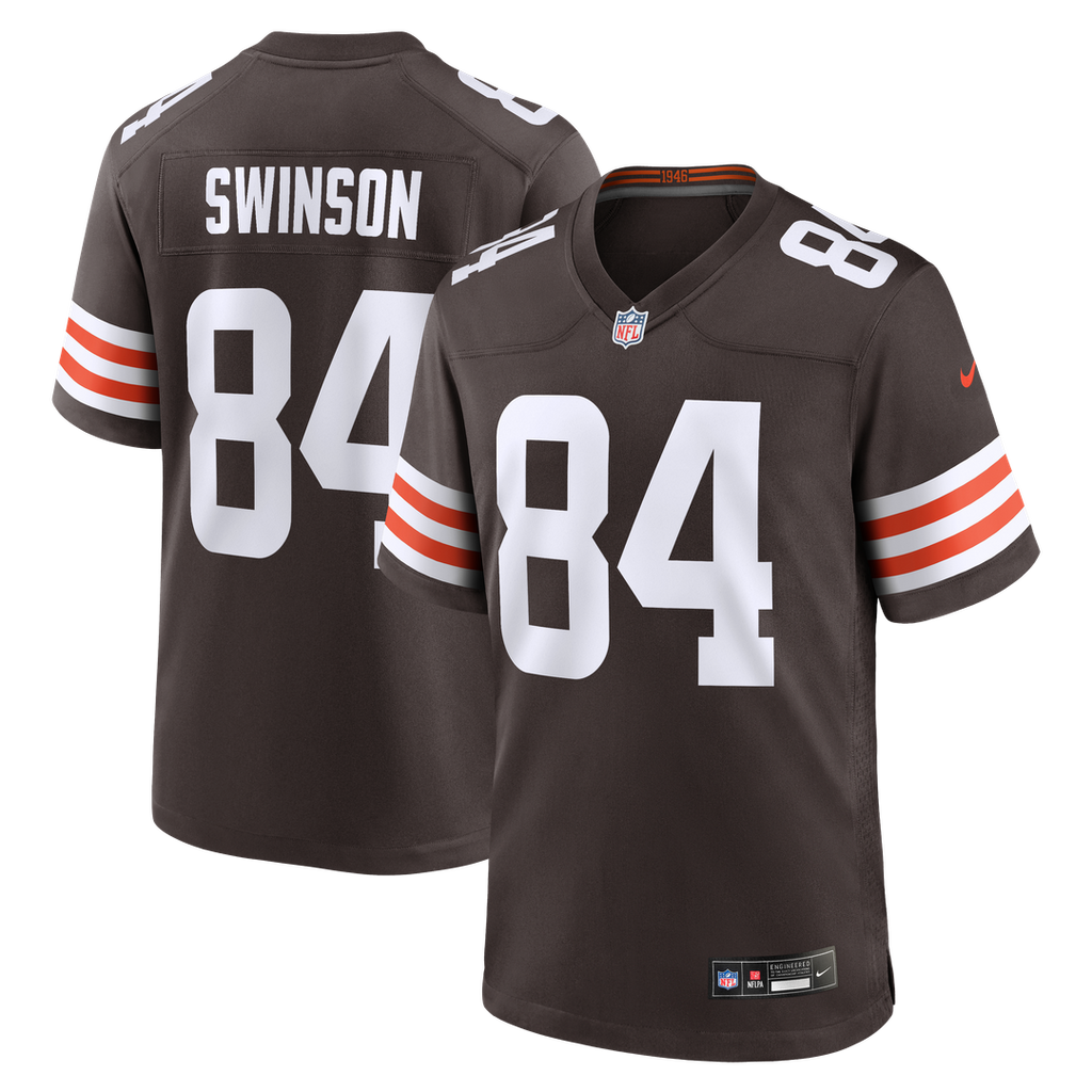 Cleveland Browns Messiah Swinson Nike Team Game Jersey - Brown