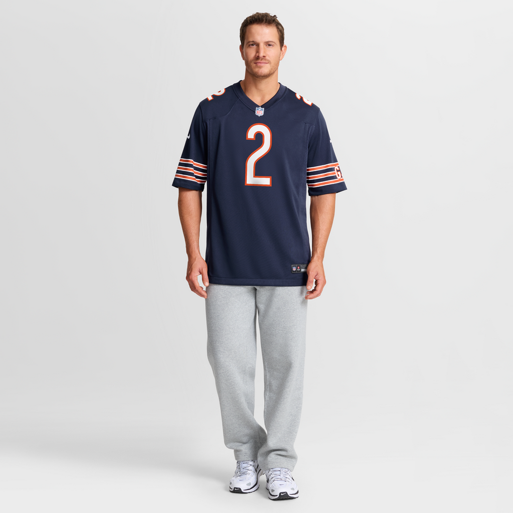 Chicago Bears Coby Bryant Nike Team Game Jersey - Navy