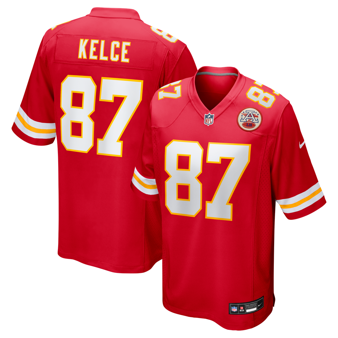 Kansas City Chiefs Travis Kelce Nike Game Jersey - Red