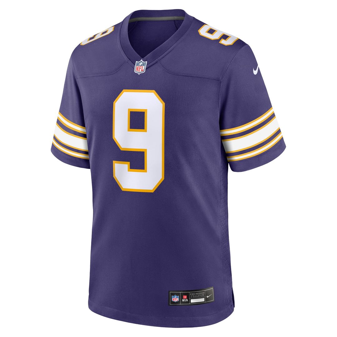 Minnesota Vikings J.J. McCarthy Nike 2nd Alternate Player Game Jersey - Purple