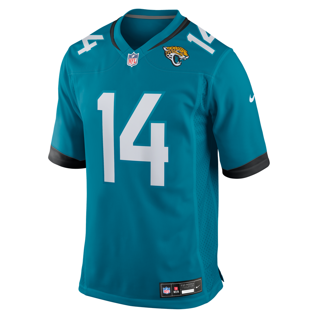 Jacksonville Jaguars Nick Mullens Nike Team Game Jersey - Teal
