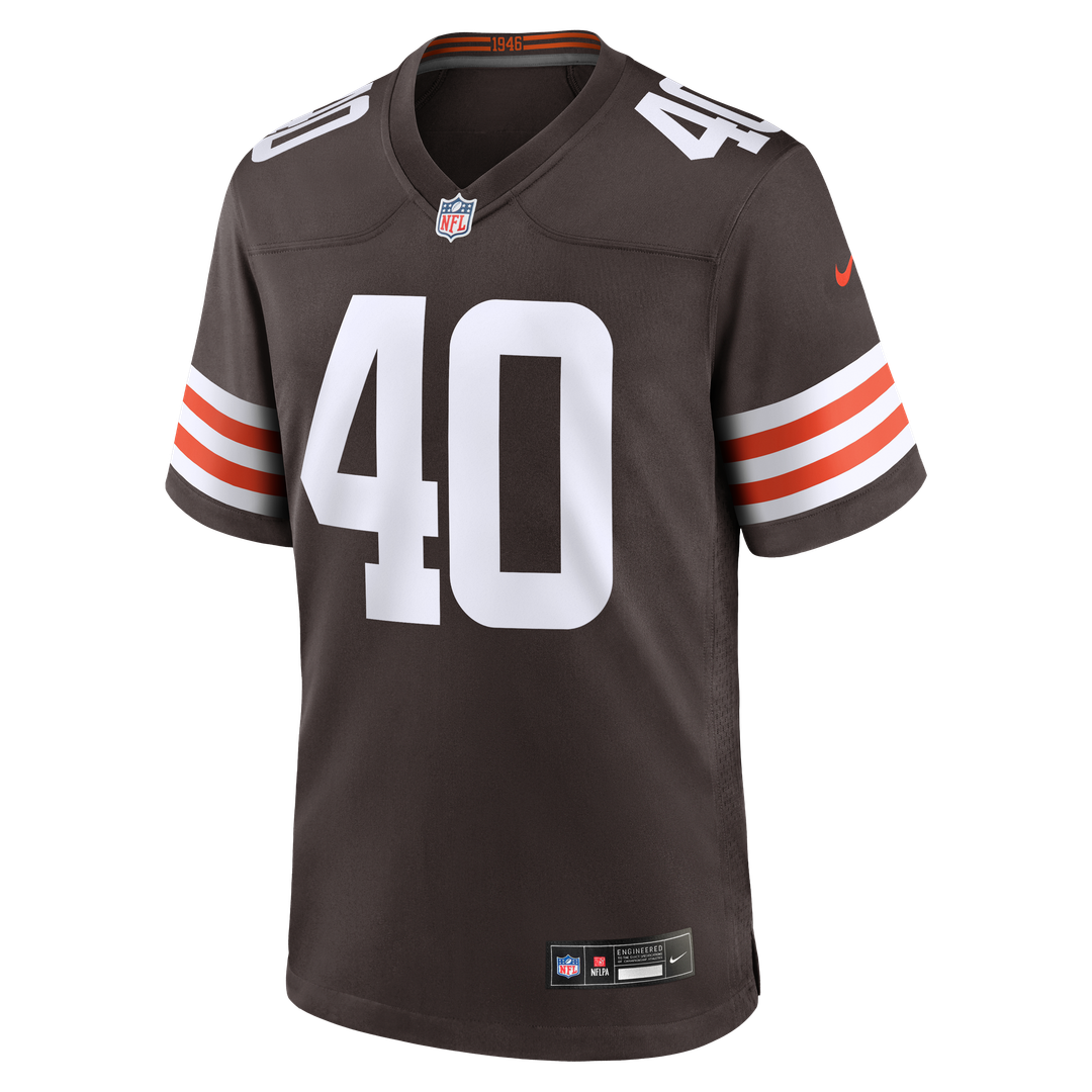 Cleveland Browns Nathaniel Watson Nike Team Game Jersey - Brown