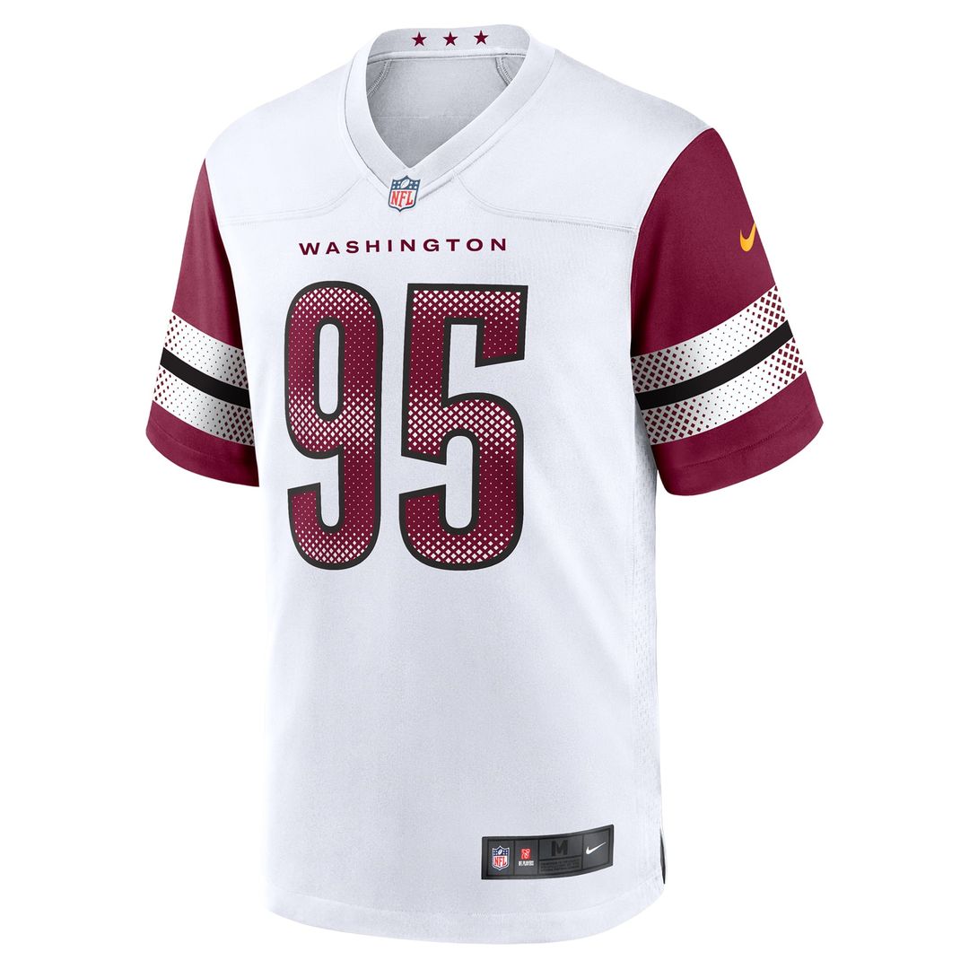 Washington Commanders Jer'Zhan Newton Nike Game Jersey - White