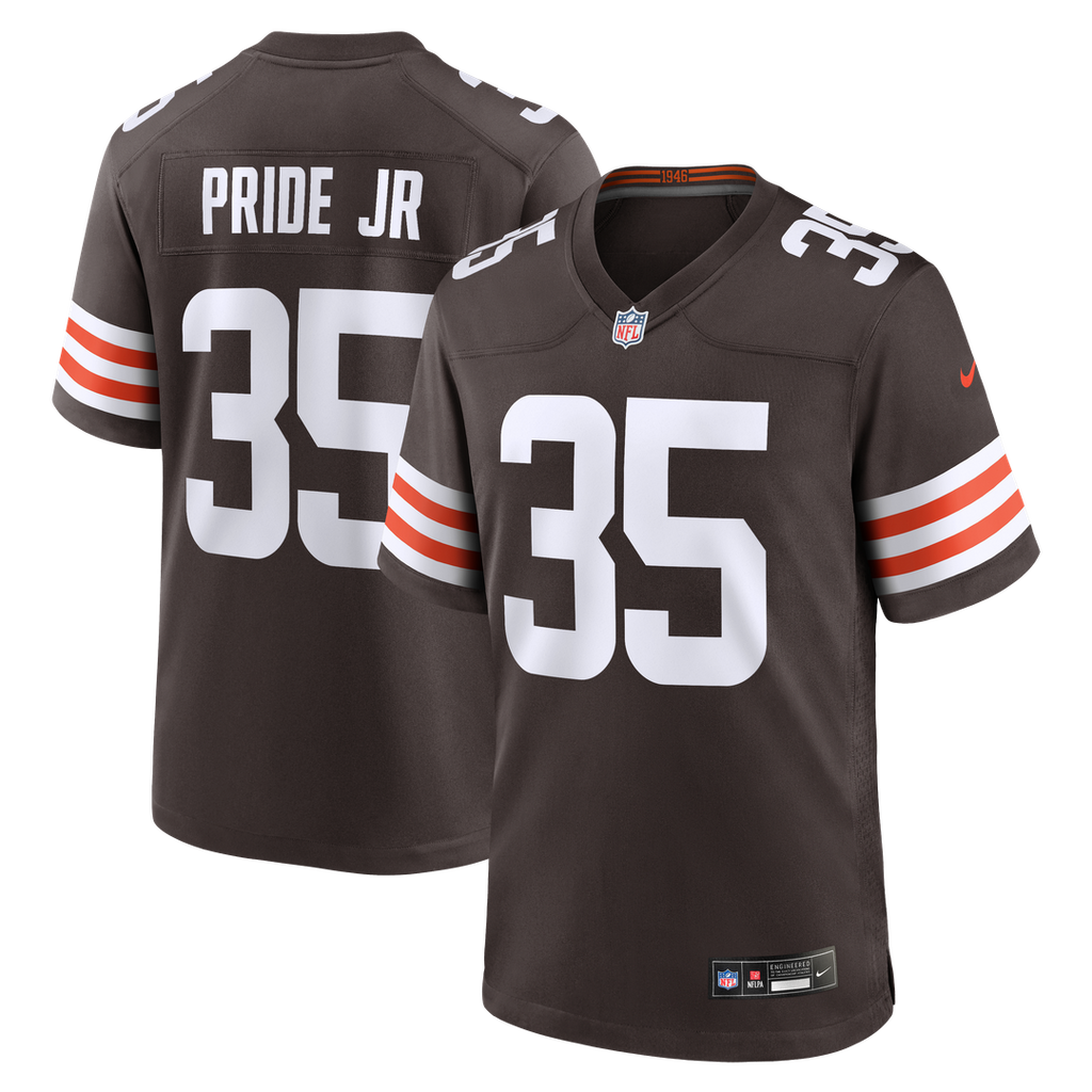 Cleveland Browns Toriano Pride Jr. Nike Team Game Jersey - Brown