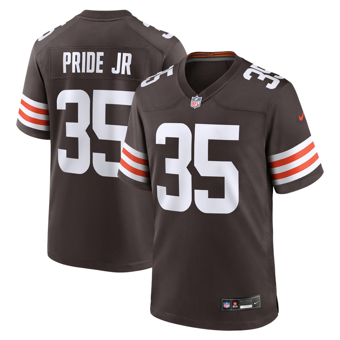 Cleveland Browns Toriano Pride Jr. Nike Team Game Jersey - Brown