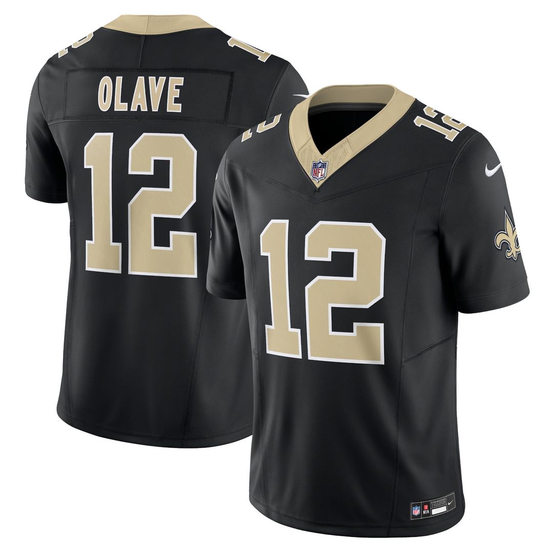 New Orleans Saints Chris Olave Nike Vapor F.U.S.E. Limited Jersey - Black