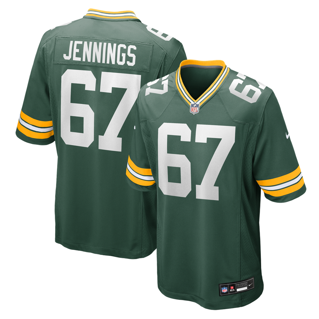 Green Bay Packers Donovan Jennings Nike Team Game Jersey - Green