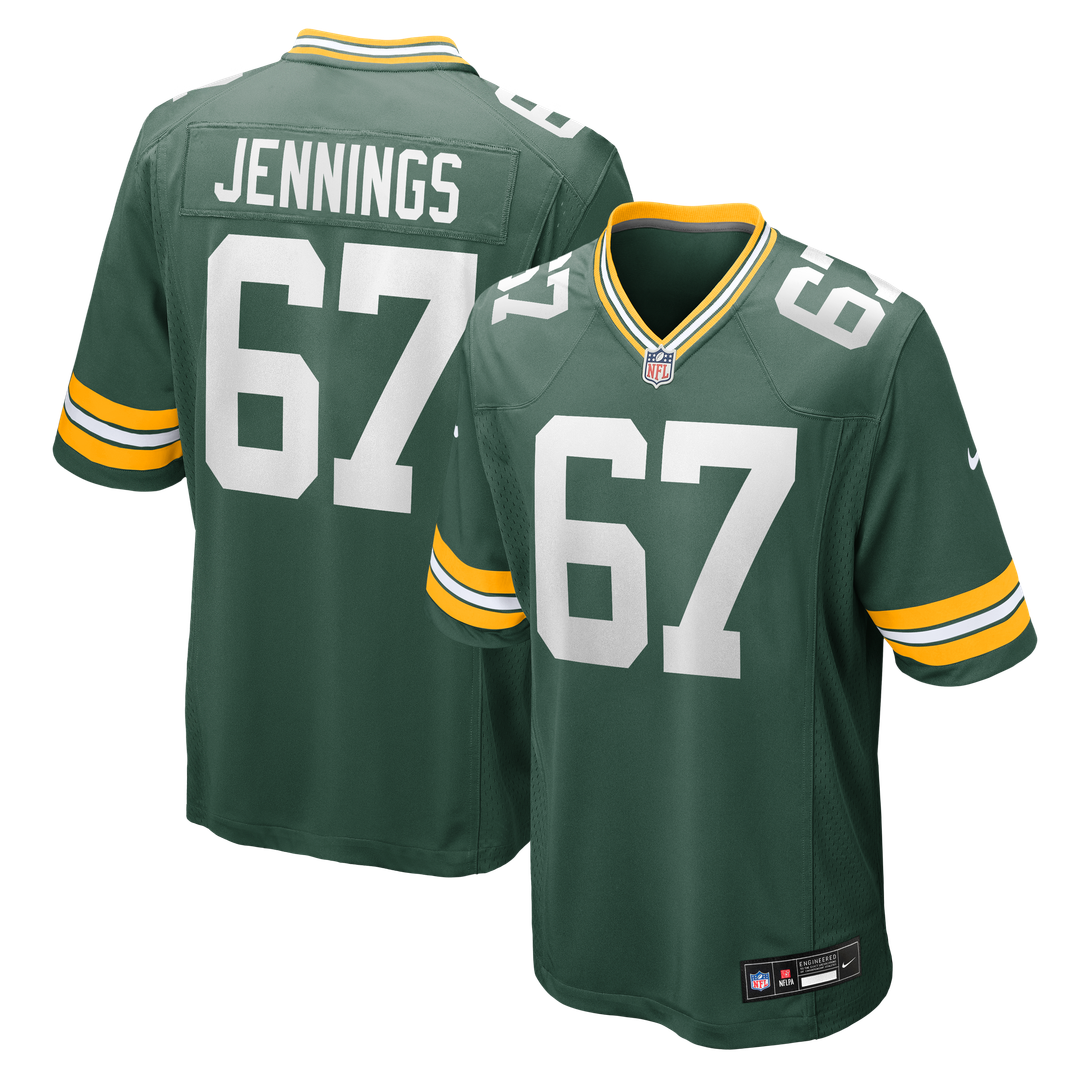 Green Bay Packers Donovan Jennings Nike Team Game Jersey - Green