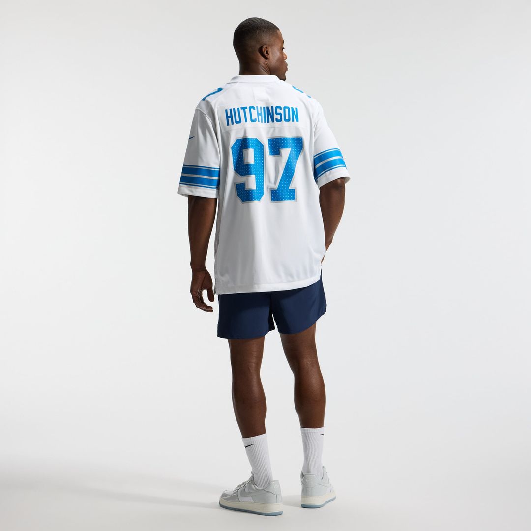 Detroit Lions Aidan Hutchinson Nike 2nd Alternate Game Jersey - Black