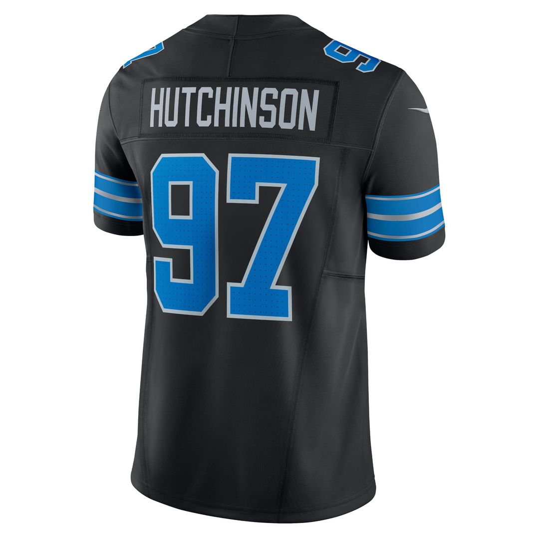 Detroit Lions Aidan Hutchinson Nike 2nd Alternate Vapor F.U.S.E. Limited Jersey - Black