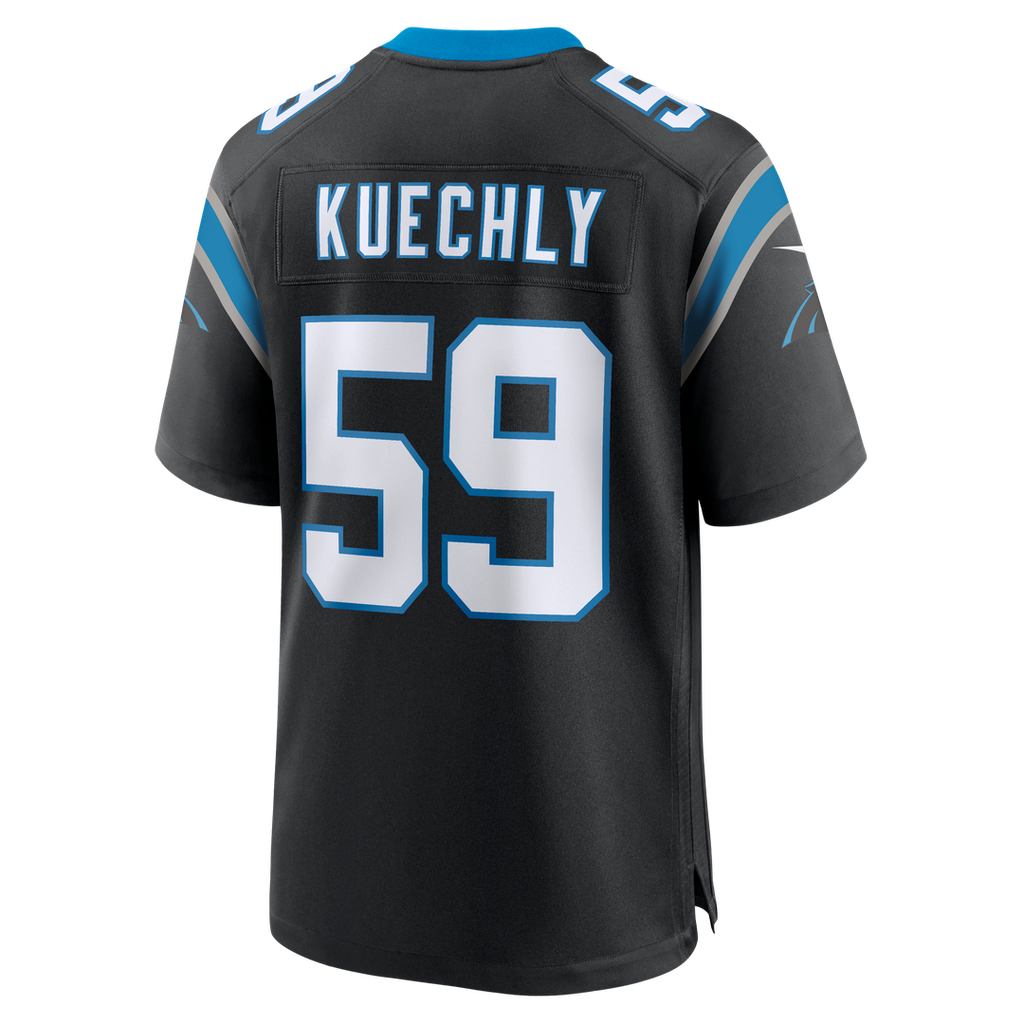 Carolina Panthers Luke Kuechly Nike Team Game Jersey - Black