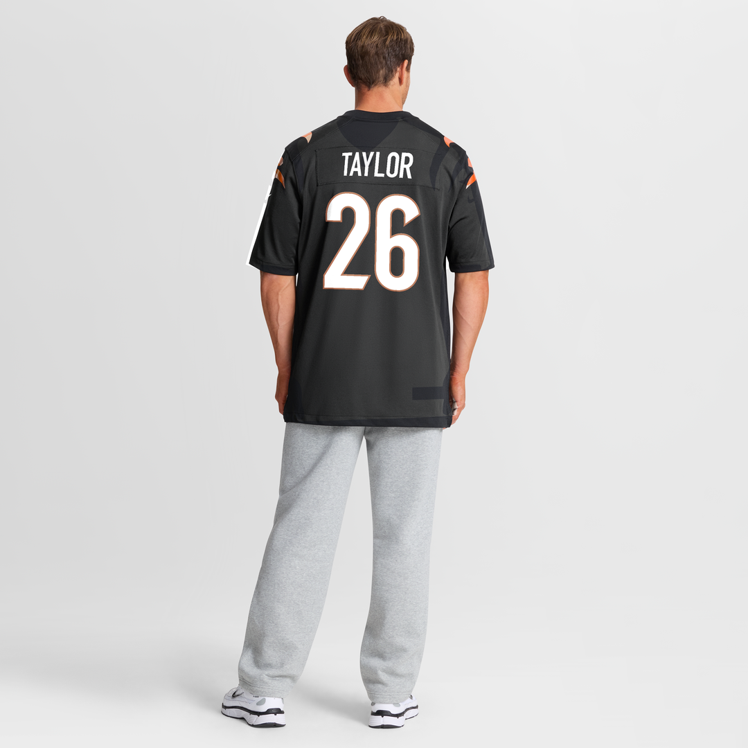 Cincinnati Bengals Ja'Sir Taylor Nike Team Game Jersey - Black