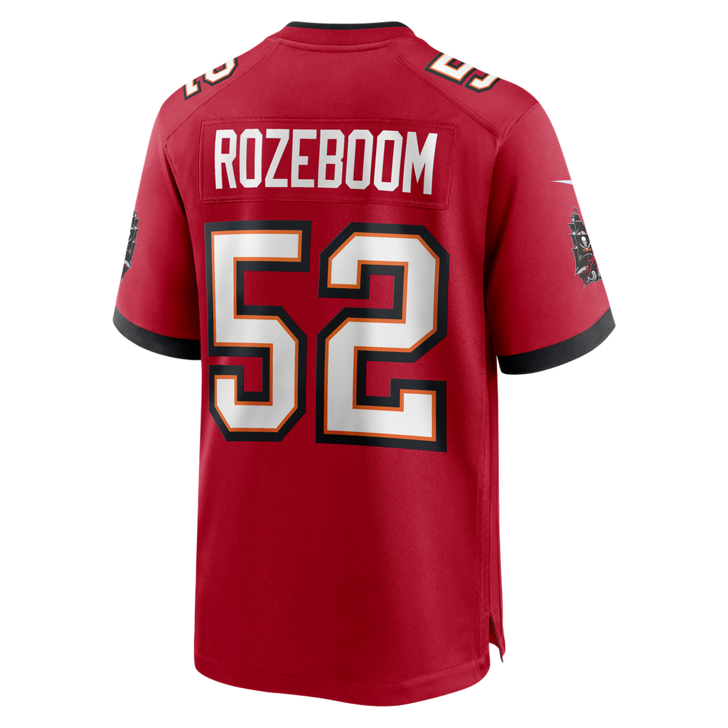 Tampa Bay Buccaneers Christian Rozeboom Nike Team Game Jersey - Red