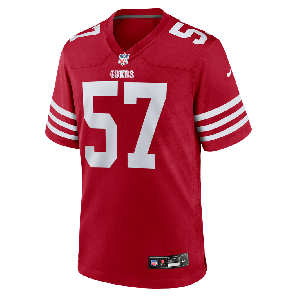 San Francisco 49ers Luke Gifford Nike Team Game Jersey - Scarlet