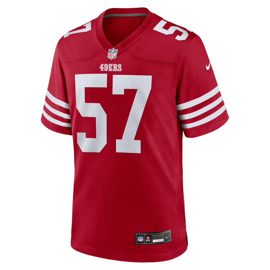 San Francisco 49ers Luke Gifford Nike Team Game Jersey - Scarlet