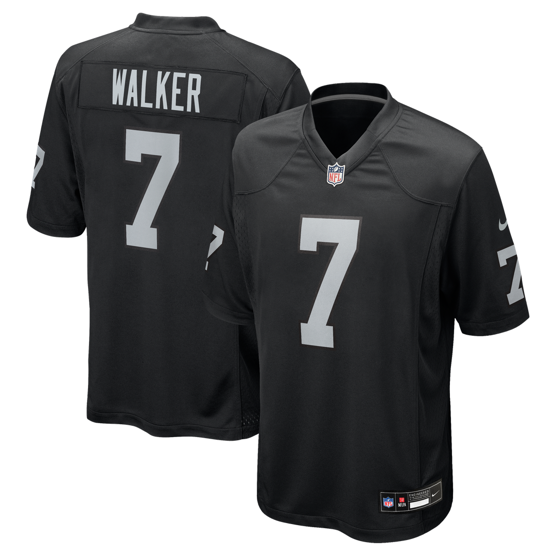 Las Vegas Raiders Quay Walker Nike Team Game Jersey - Black