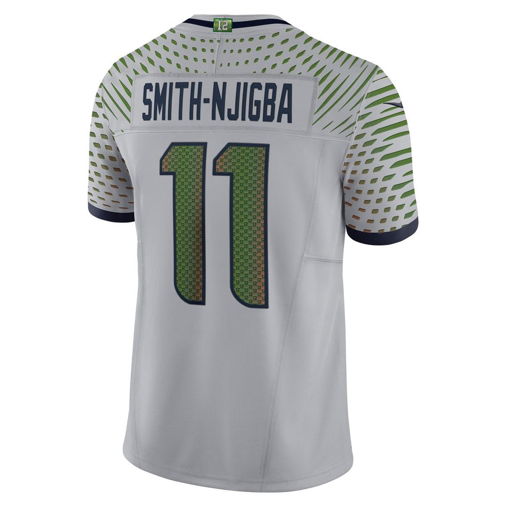 Seattle Seahawks Jaxon Smith-Njigba Nike Rivalries Collection Stitched Limited Jersey - Gray