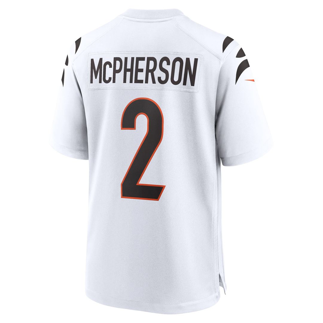 Cincinnati Bengals Evan McPherson Nike Game Player Jersey - White