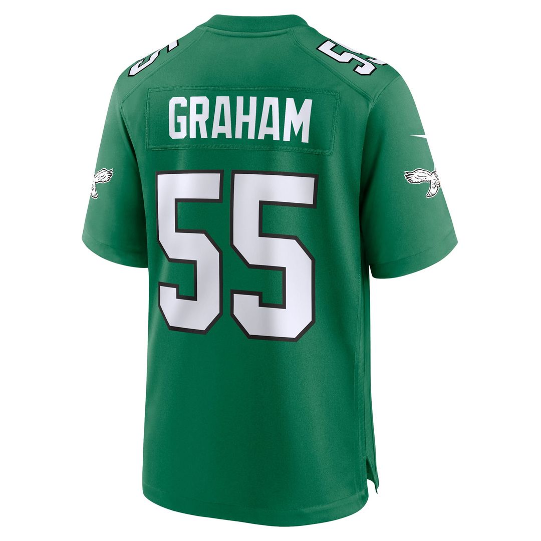 Philadelphia Eagles Brandon Graham Nike Alternate Game Jersey - Kelly Green