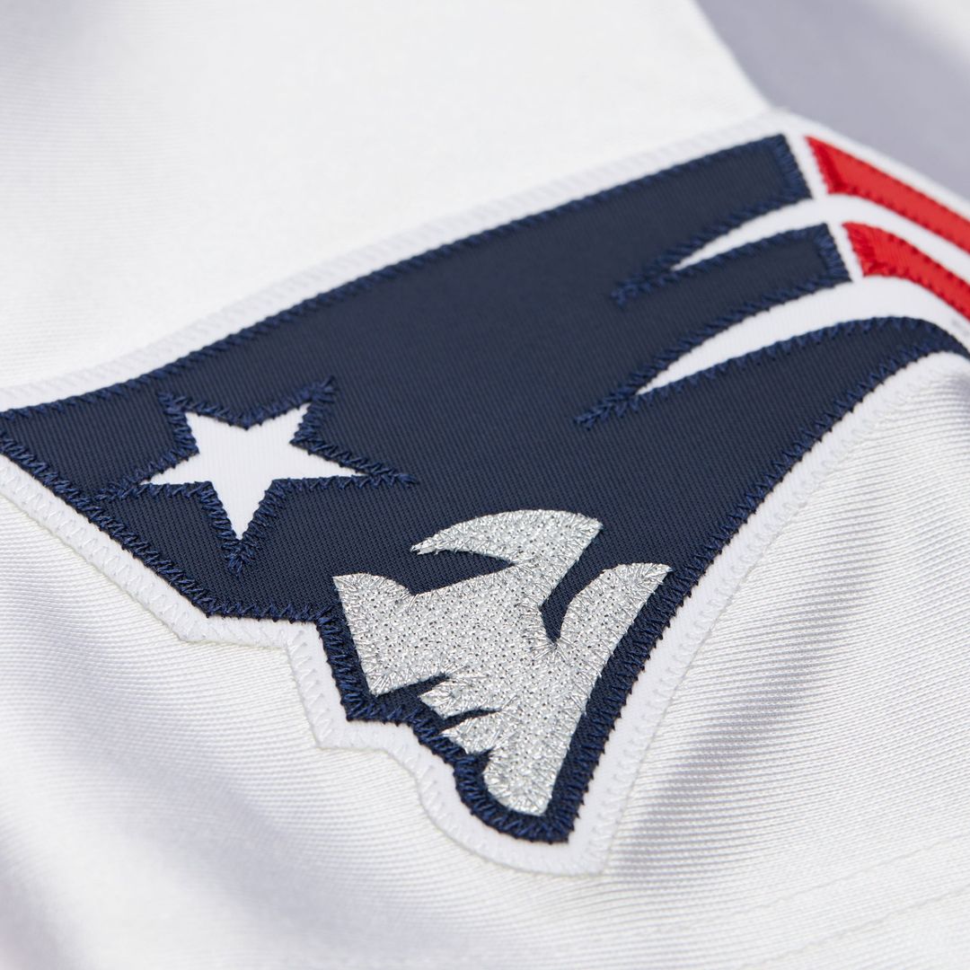 New England Patriots Tom Brady Mitchell & Ness Super Bowl XXXVI Authentic Throwback Jersey - Navy