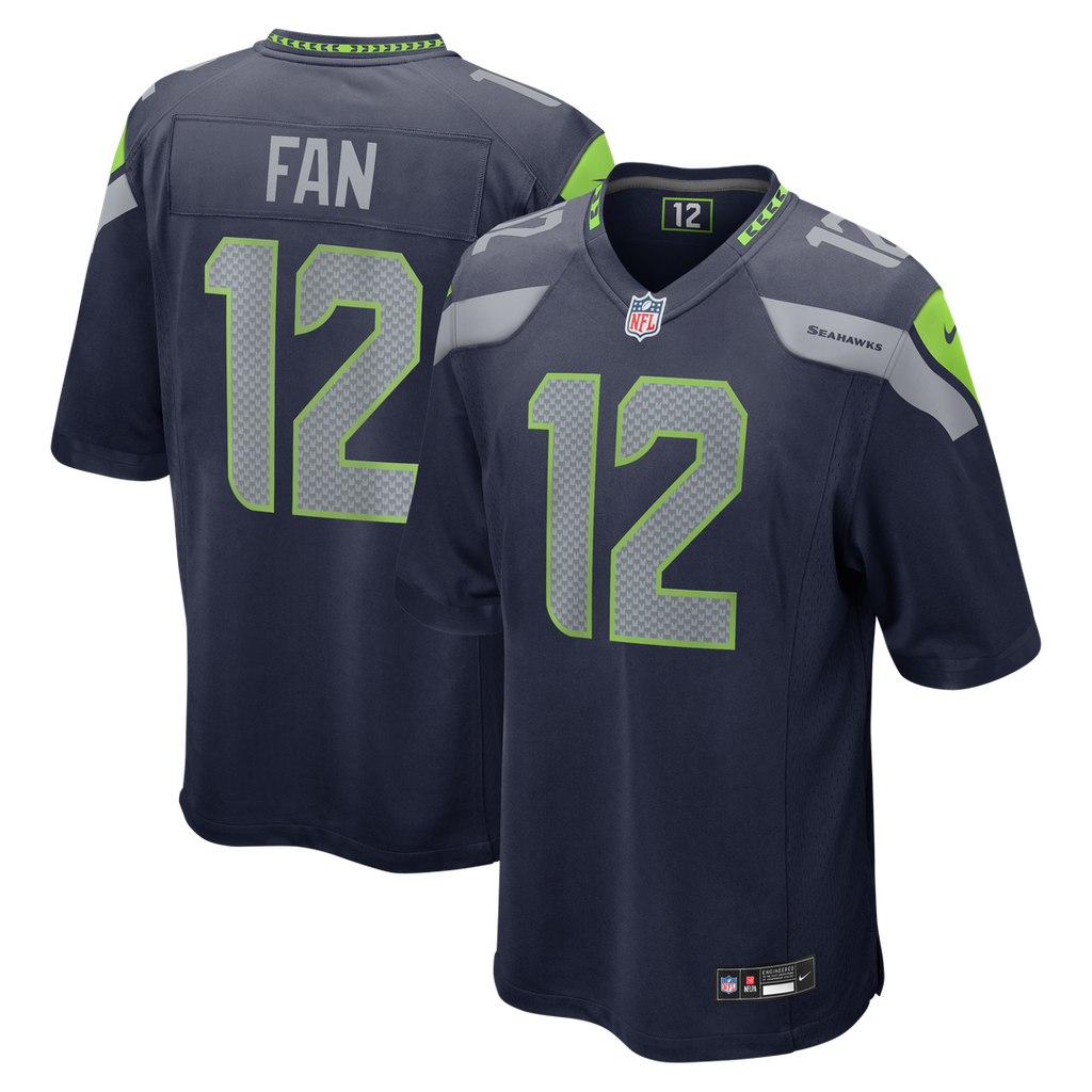 Seattle Seahawks 12s Nike Team Game Jersey - College Navy