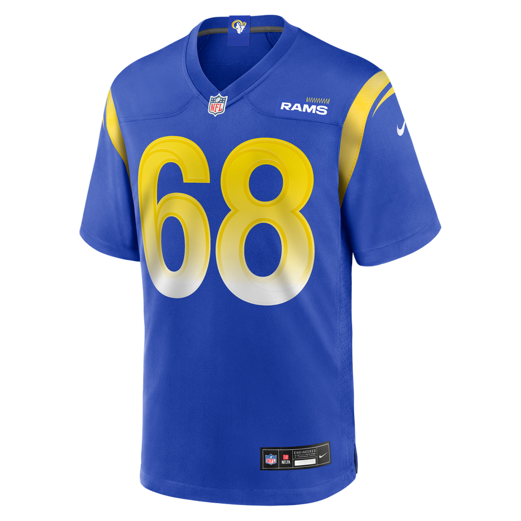Los Angeles Rams David Quessenberry Nike Team Game Jersey - Royal