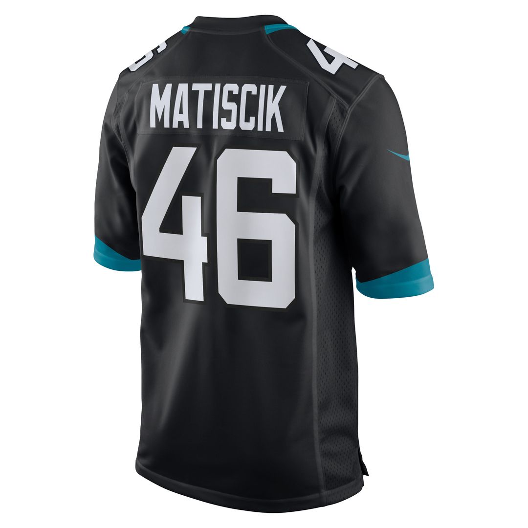 Jacksonville Jaguars Ross Matiscik Nike Game Jersey - Teal