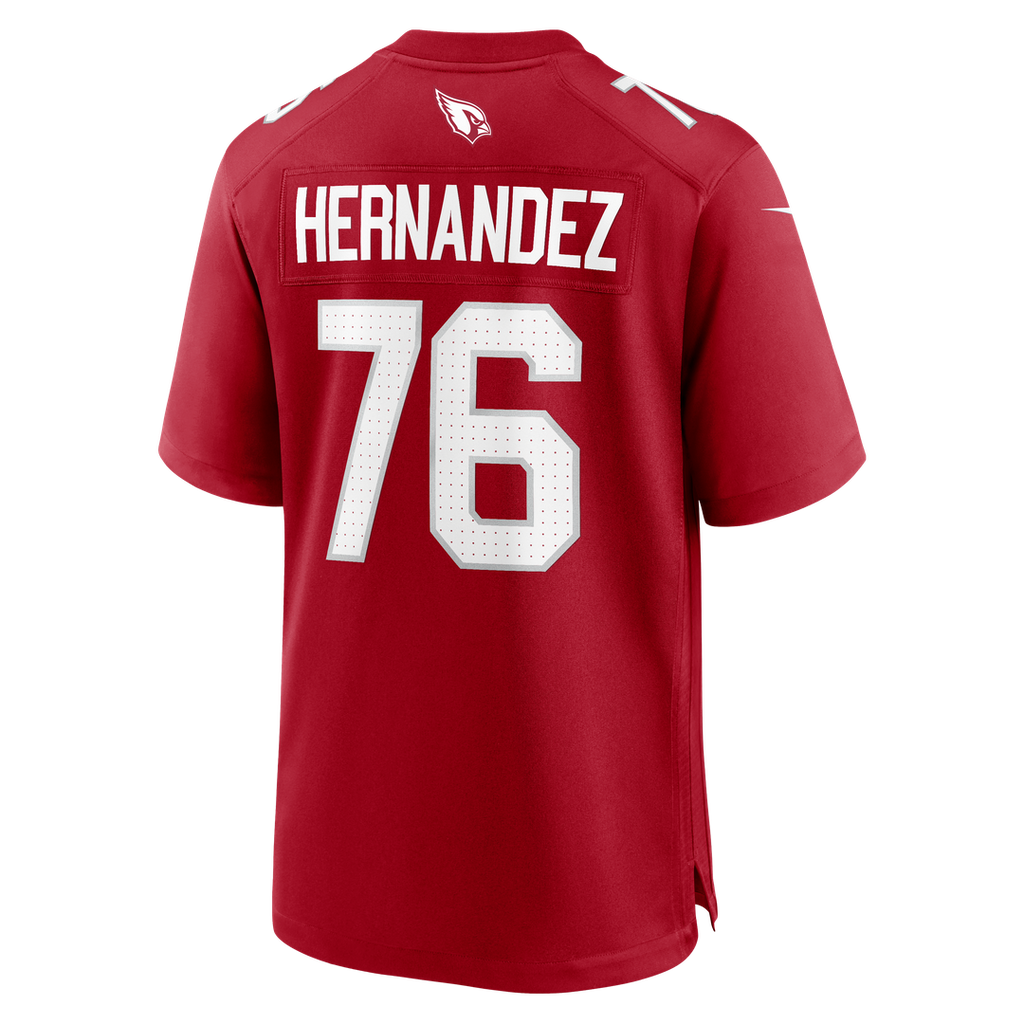Arizona Cardinals Will Hernandez Nike Team Game Jersey - Cardinal