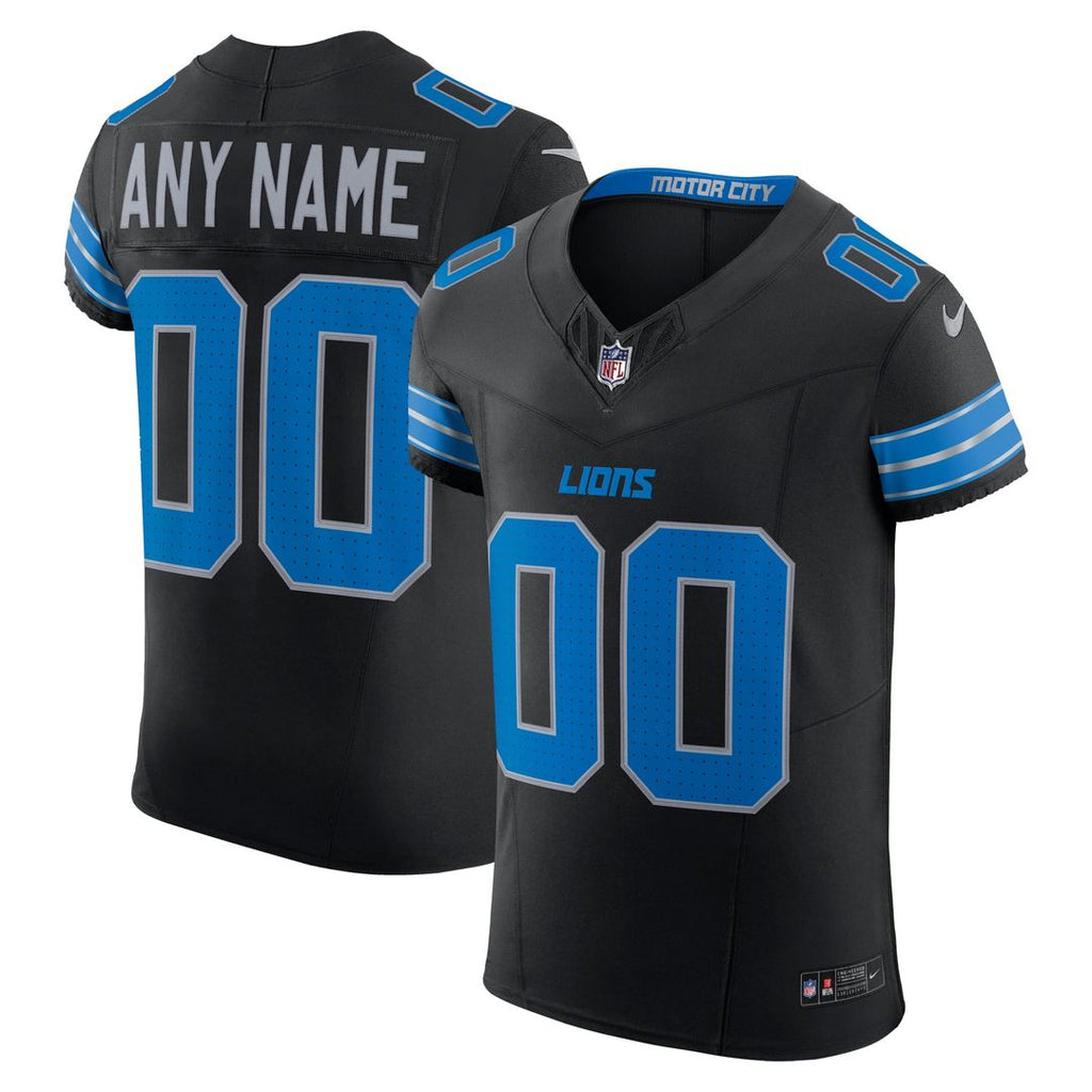 Detroit Lions Nike Team Vapor F.U.S.E. Elite Custom Jersey - Blue