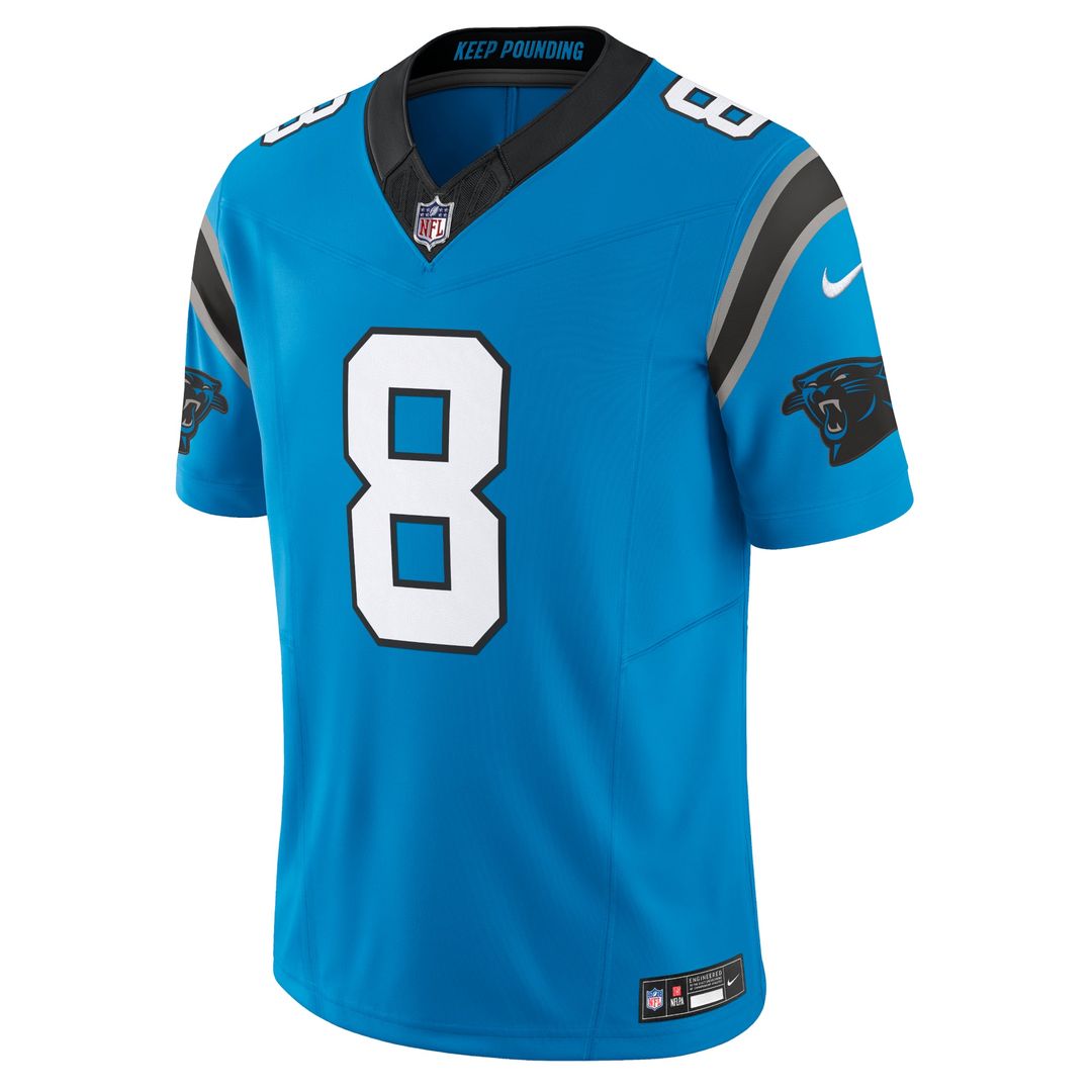 Carolina Panthers Jaycee Horn Nike Vapor F.U.S.E. Limited Jersey - Blue