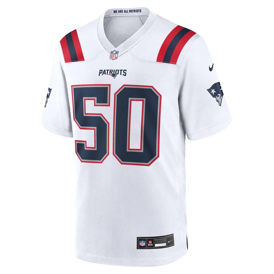 New England Patriots Mike Vrabel Nike Retired Player Game Jersey - White