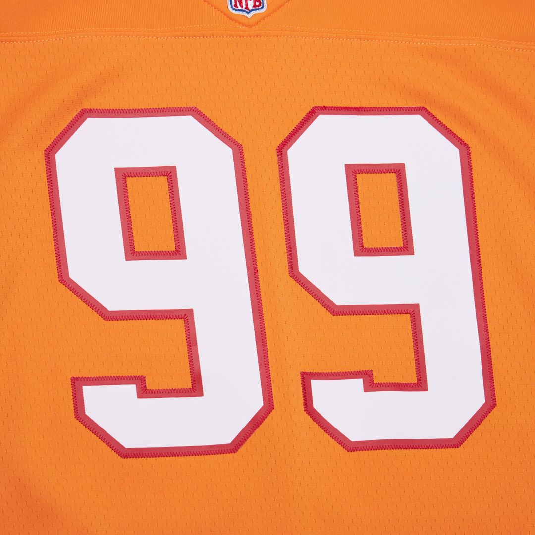 Tampa Bay Buccaneers Warren Sapp Mitchell & Ness 1995 Legacy Replica Jersey - Orange
