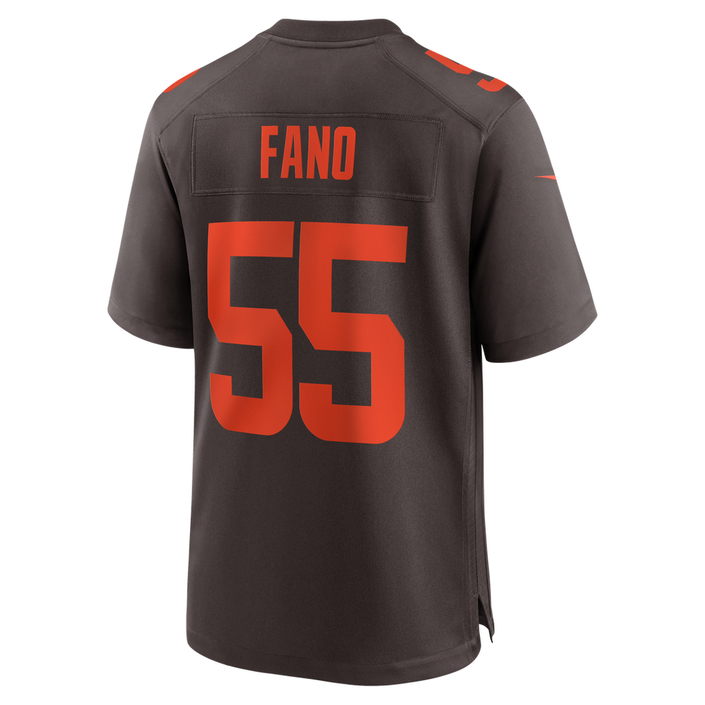 Cleveland Browns Spencer Fano Nike Alternate Game Jersey - Brown