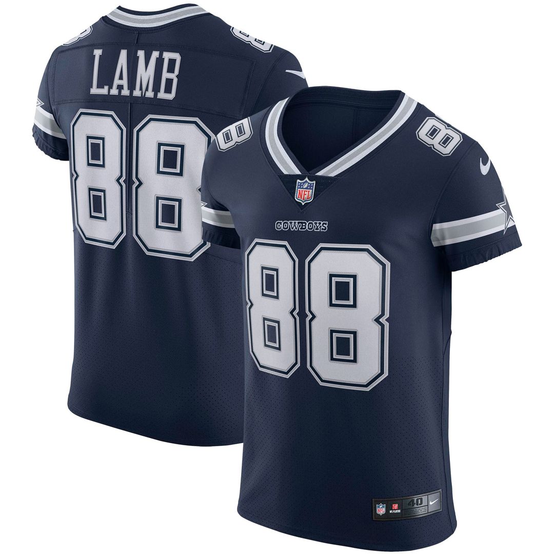 Dallas Cowboys CeeDee Lamb Nike Vapor Elite Jersey - Navy