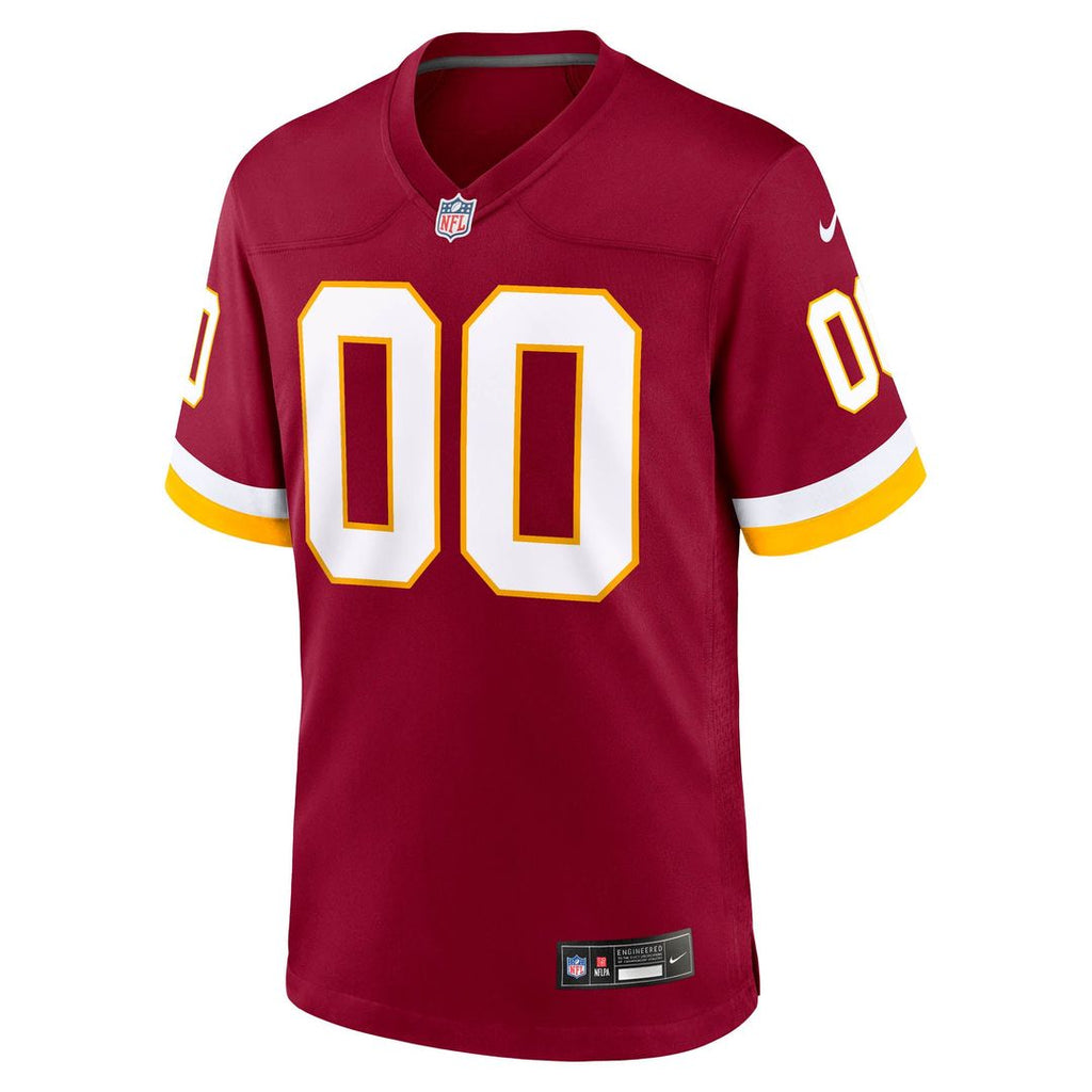 Washington Commanders Nike Hail Raiser Alternate Custom Game Jersey - Black