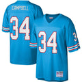 Houston Oilers Earl Campbell Mitchell & Ness Legacy Replica Jersey - Light Blue