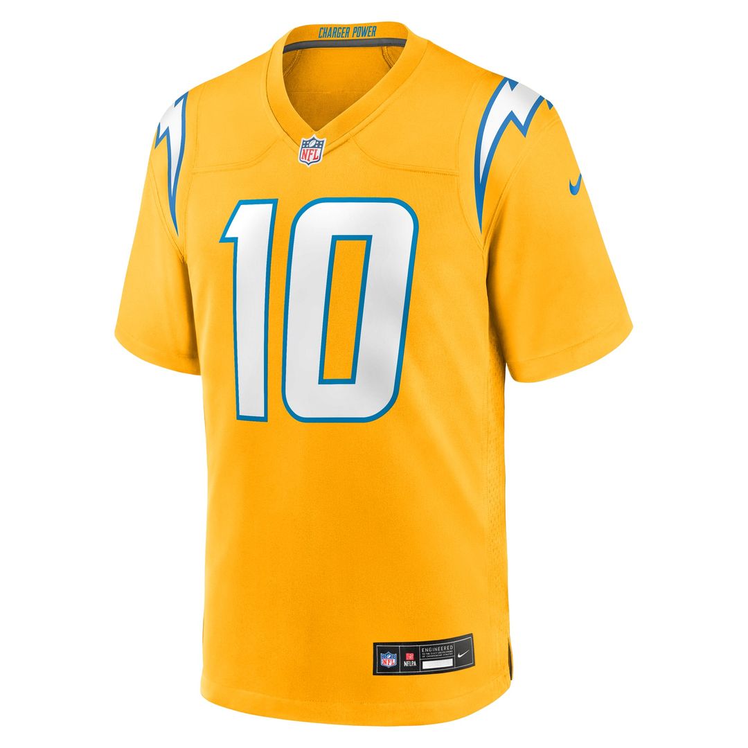Los Angeles Chargers Justin Herbert Nike Player Game Jersey - Powder Blue