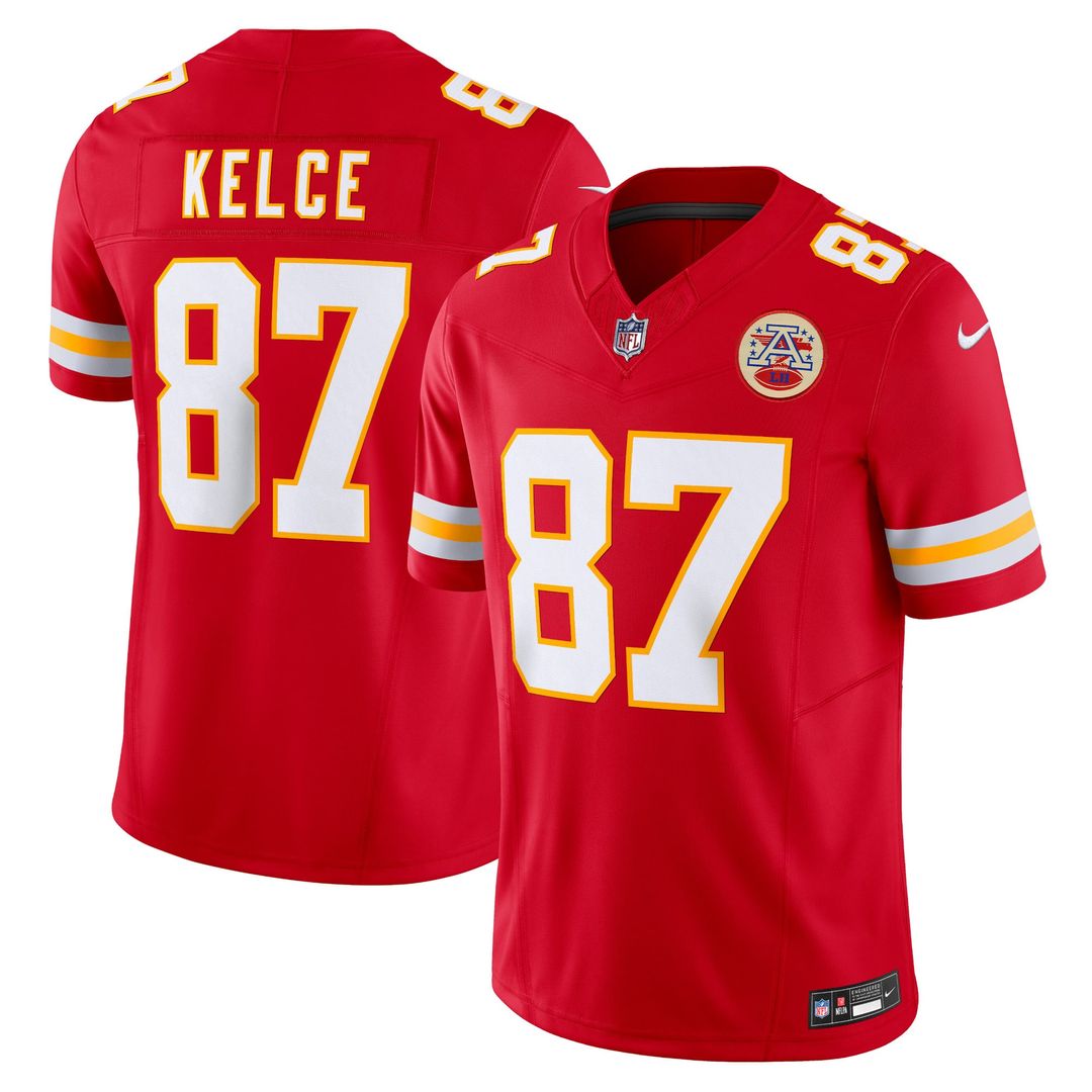 Kansas City Chiefs Travis Kelce Nike Vapor F.U.S.E. Limited Jersey - Red